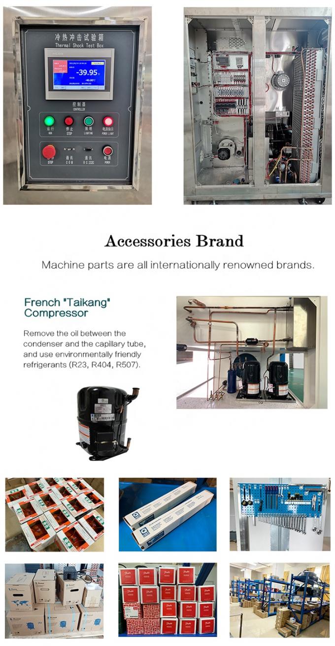 Temperatur-Feuchtigkeits-Radfahrenkammer-klimatische Wärmestoß-Test-umweltsmäßigmaschine 1