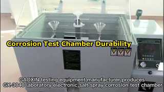 Die Salzsprühtestkammer.