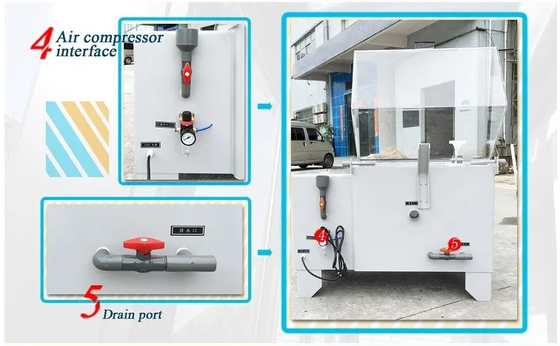 Corrosion Resistance Test Salt Spray Test Chamber: Ideal Testing Conditions, AC:220V 50Hz