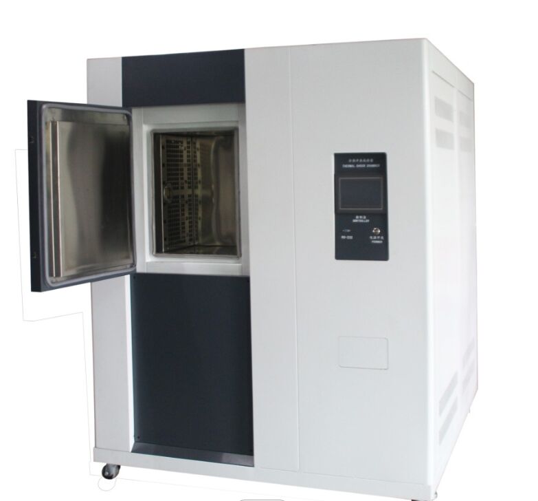 Konfigurierbare Zwei-Box-Wärmeschock-Prüfkammer mit 60°C bis 200°C-Bereich, Mehrfachsicherheitsschutz für Verteidigung, Luft- und Raumfahrt, Elektronik